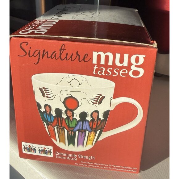 18 oz Signature mug Indigenous Collection Simon McLeod Community Strength Cup - Picture 3 of 14